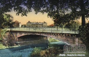 Most koło koszar - początek XX wieku