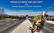 Wesołych Świąt życzy Miejski Zarząd Dróg w Bielsku-Białej