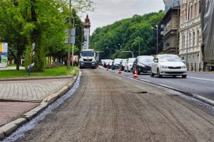 Wymiana nawierzchni bitumicznej na ul. Zamkowej