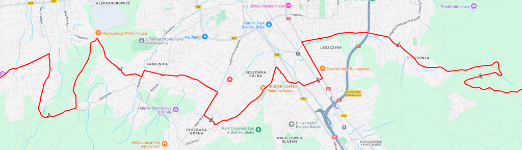 Przejazd peletonu IV etapu 82. Tour de Pologne