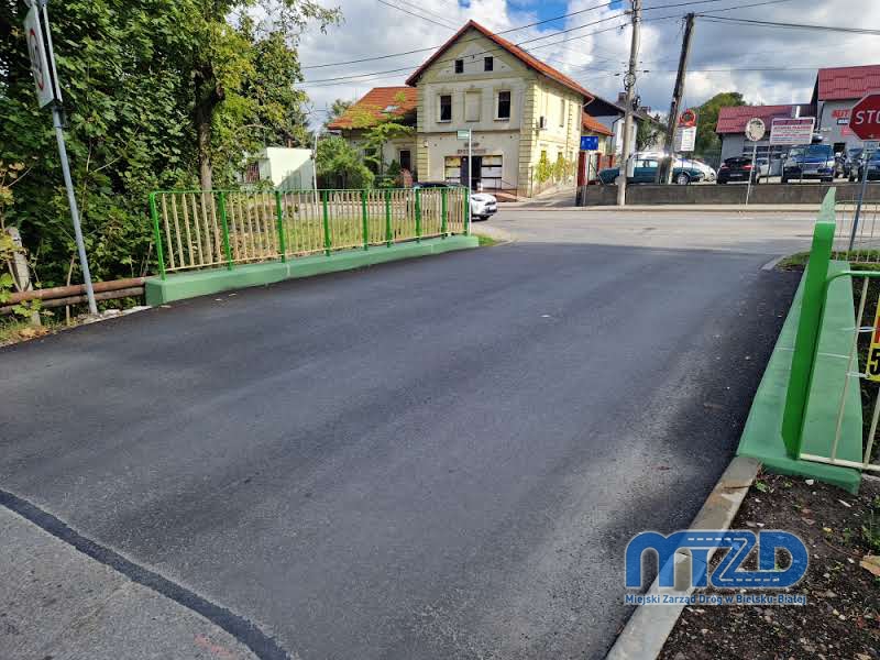 Zakończono remont mostu na potoku „Kamienickim I” w ciągu ul. Jeżynowej